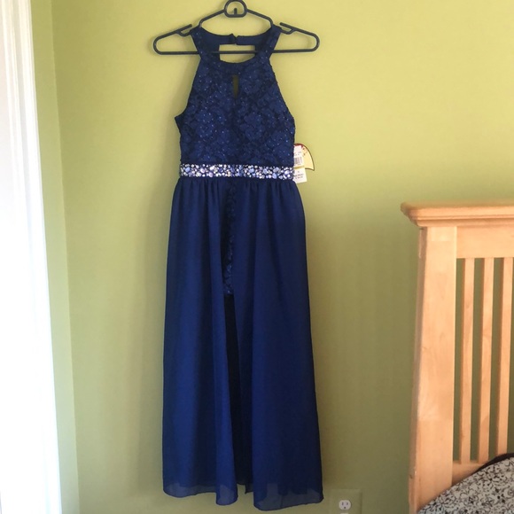 Royal Blue Maxi Dress - Picture 1 of 6